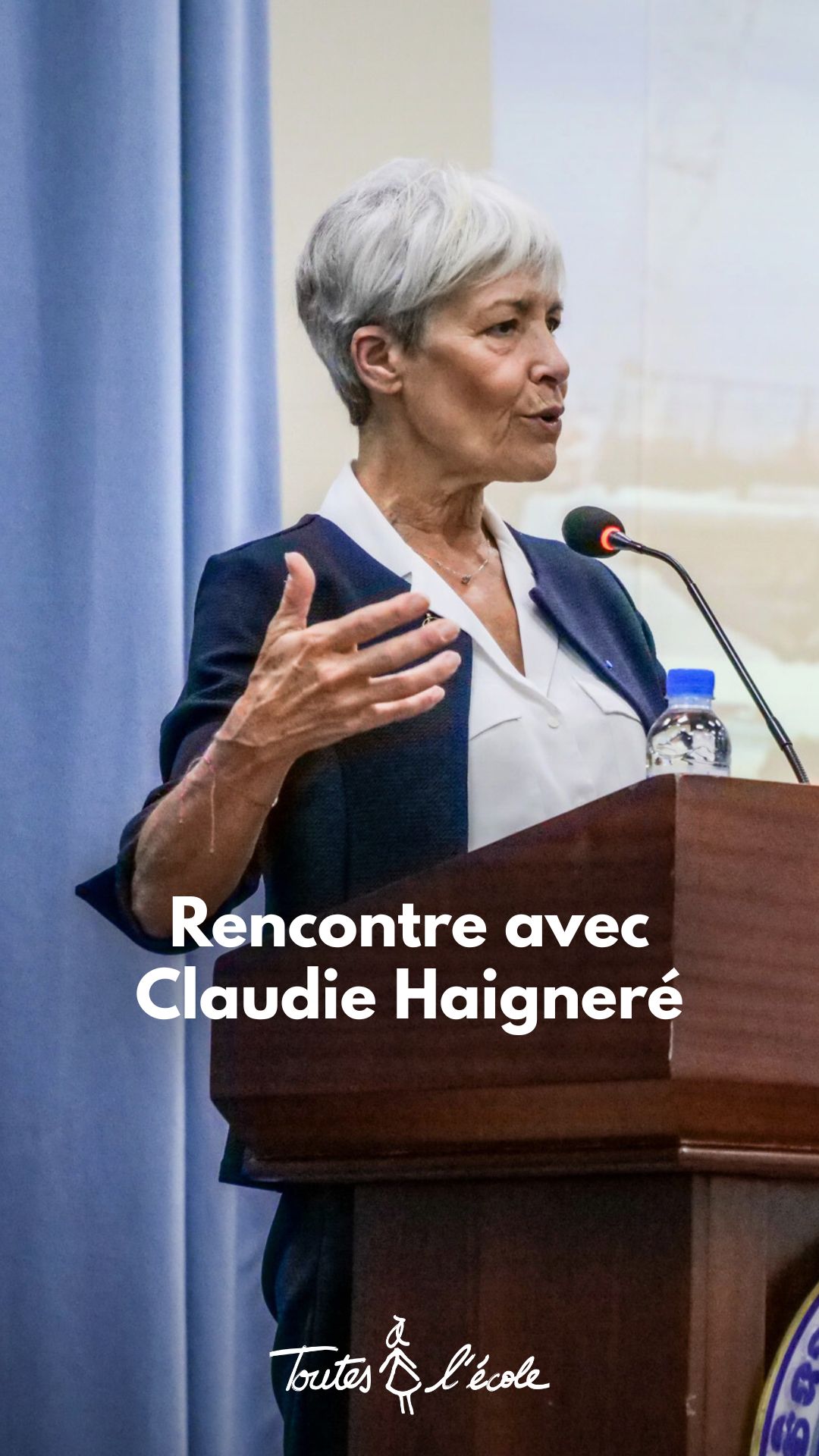 Instagram Video – Meeting Claudie Haigneré